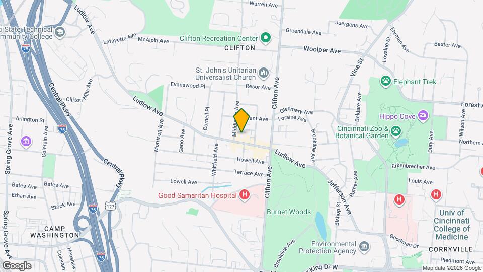 356 Ludlow Ave Map and Location Details