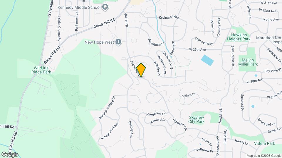 2746 Timberline Dr Map and Location Details