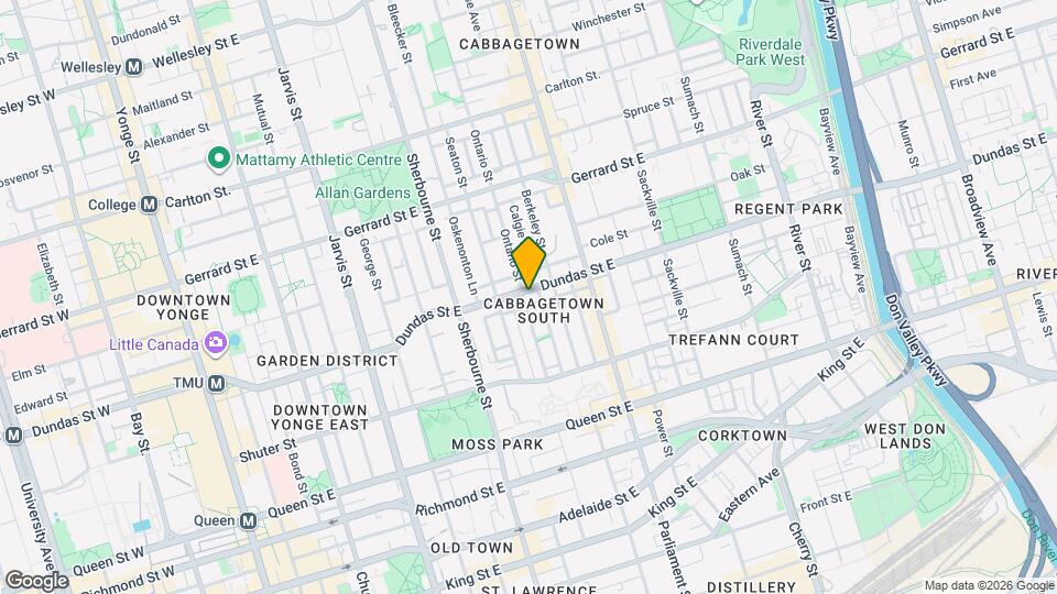 381 Dundas St E Map and Location Details