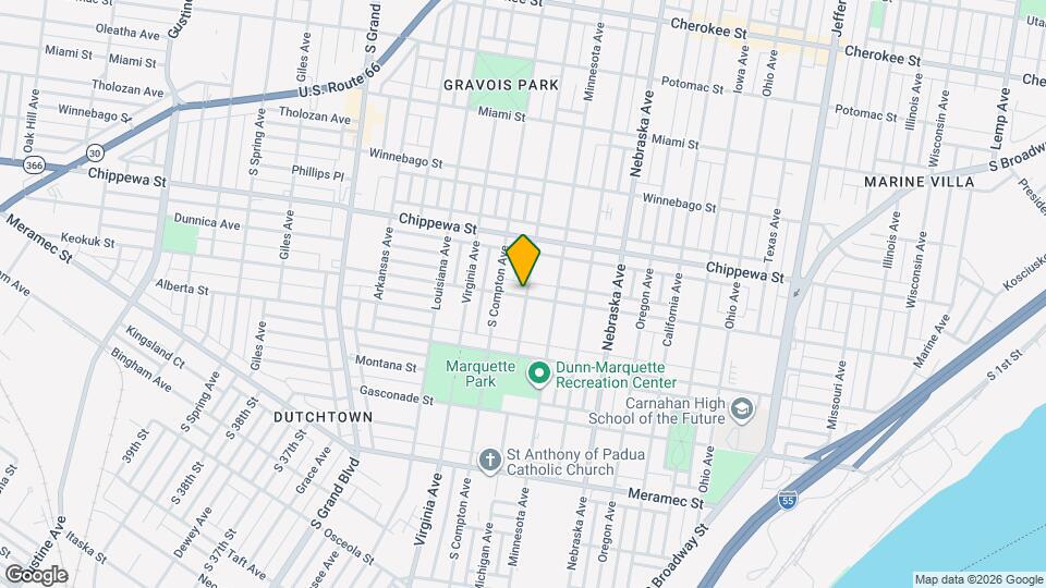 3129 Keokuk St, Unit 3131 Map and Location Details