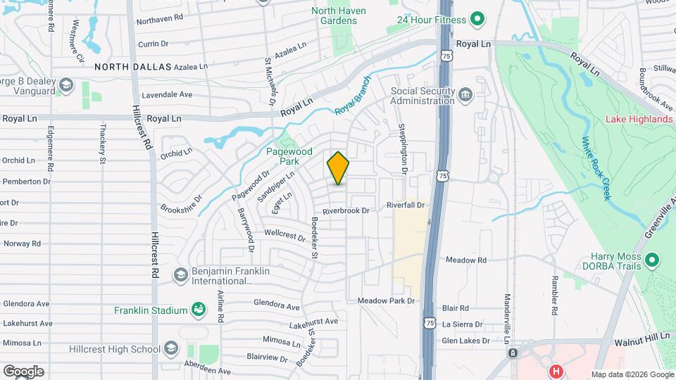 7607 Pebblestone Dr Map and Location Details