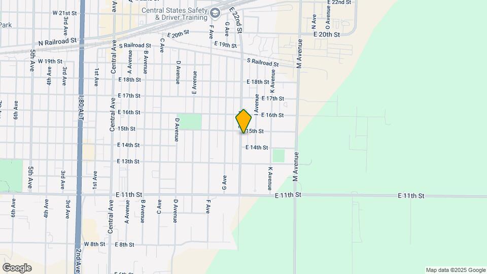 1417 H Ave Map and Location Details