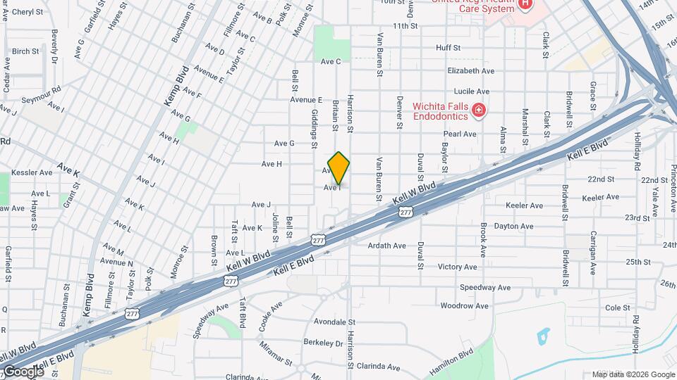 2107 Ave I Mapa y Detalles de la Ubicación