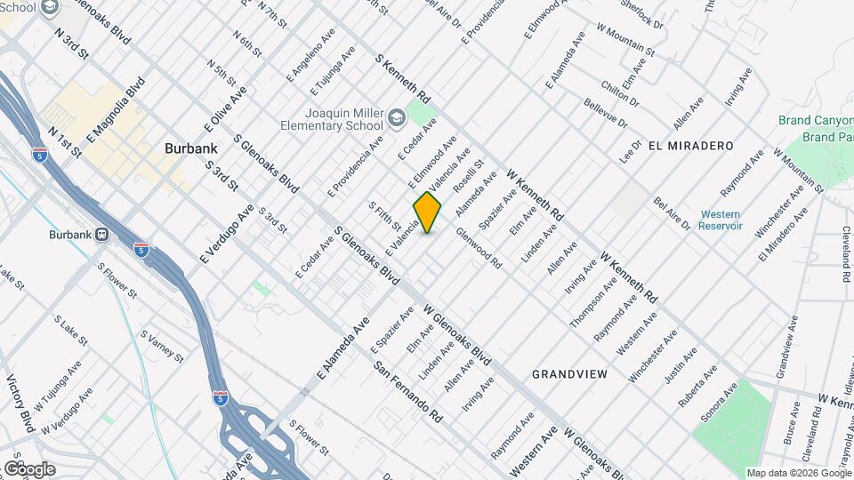 1153 Alameda Ave, Unit C Mapa y Detalles de la Ubicación