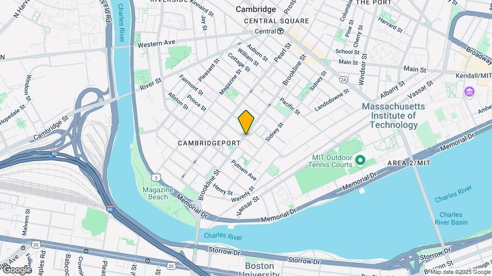218 Brookline St, Unit 1 Map and Location Details