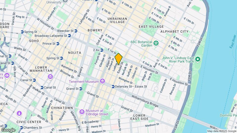 114 Stanton St Mapa y Detalles de la Ubicación