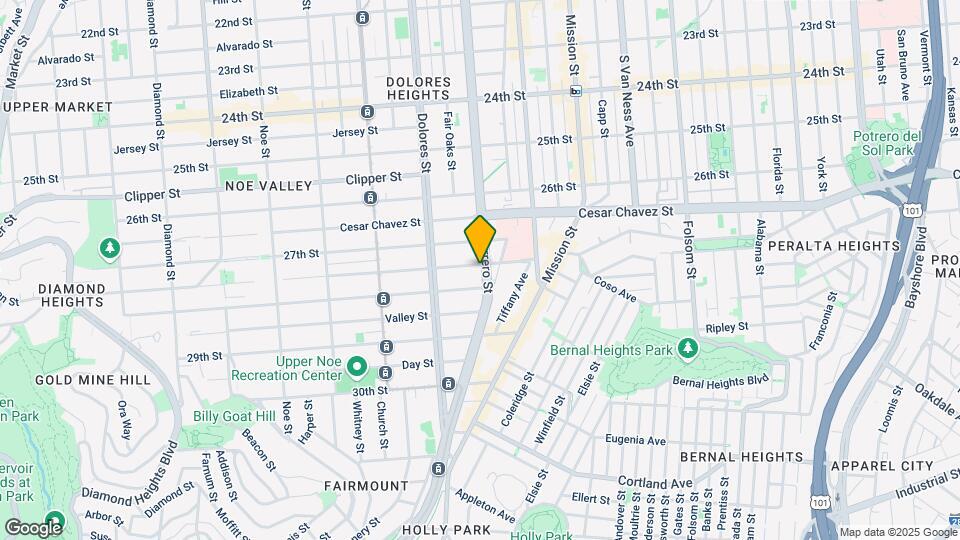 1552 Guerrero St Map and Location Details