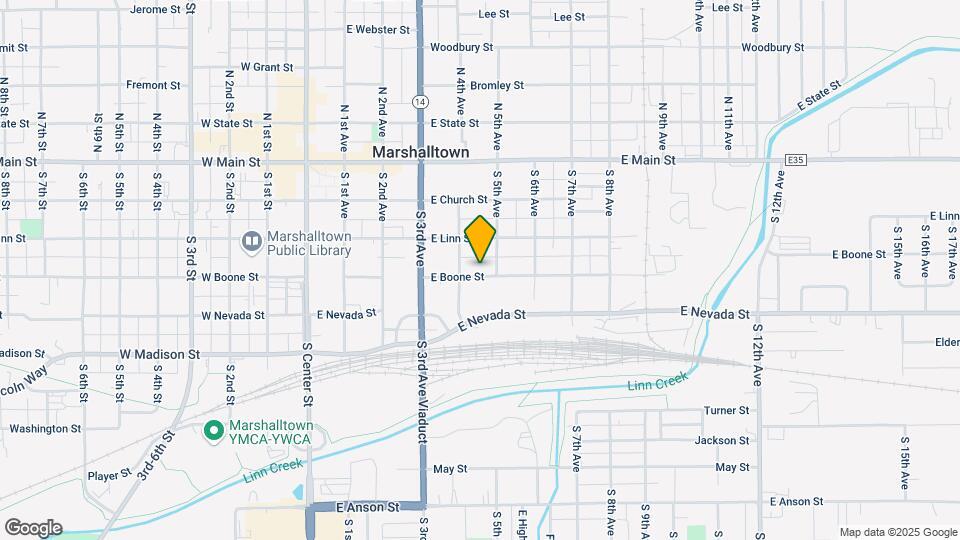408 E Boone St Map and Location Details