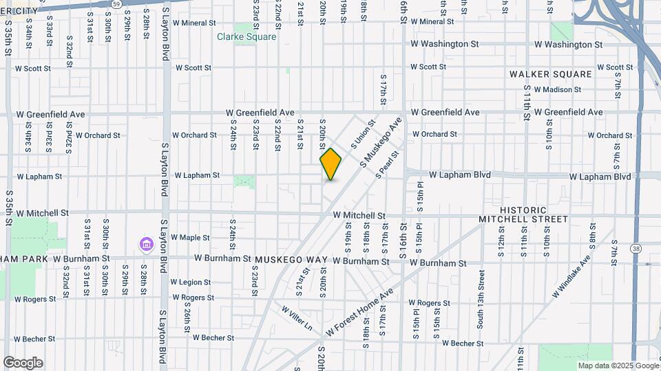 1622 S Union St Map and Location Details