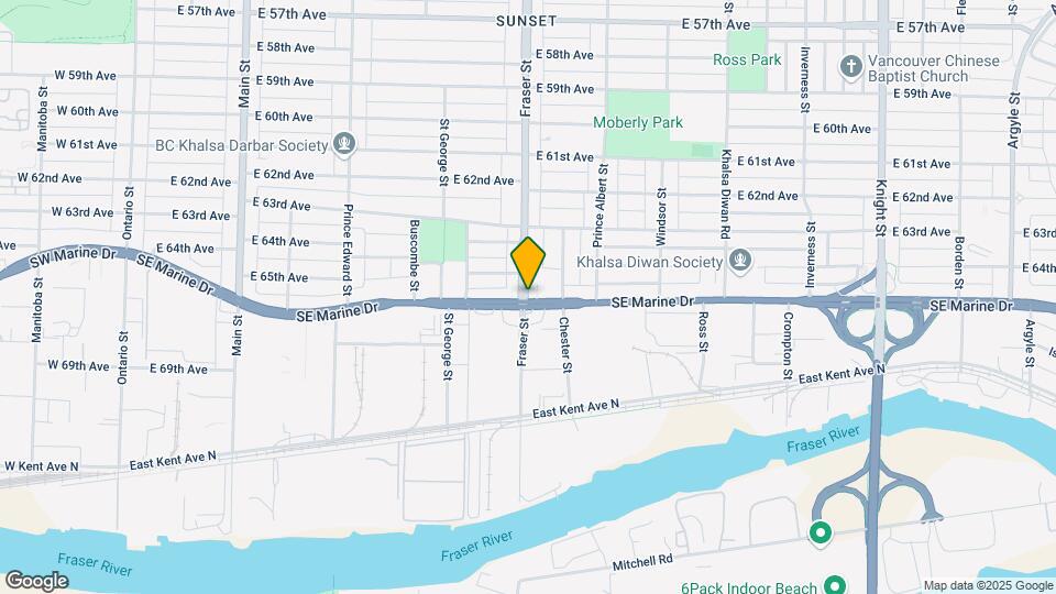 8188-8188 Fraser St Map and Location Details