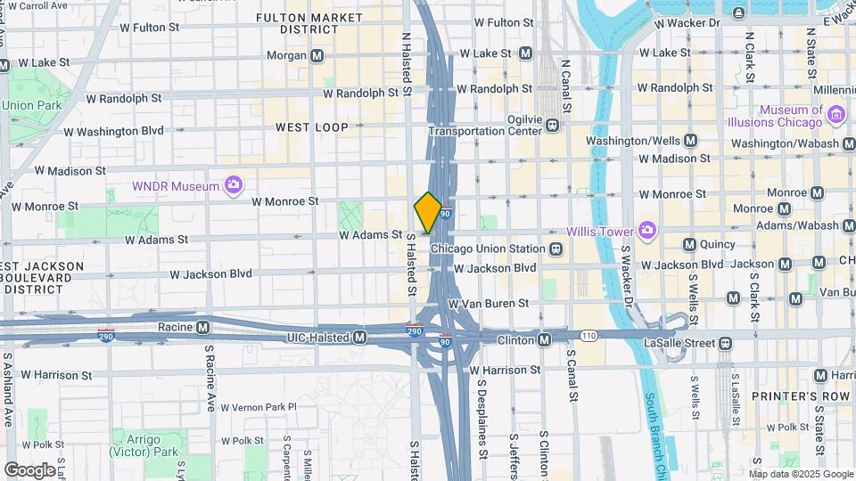 795 W Adams St Mapa y Detalles de la Ubicación