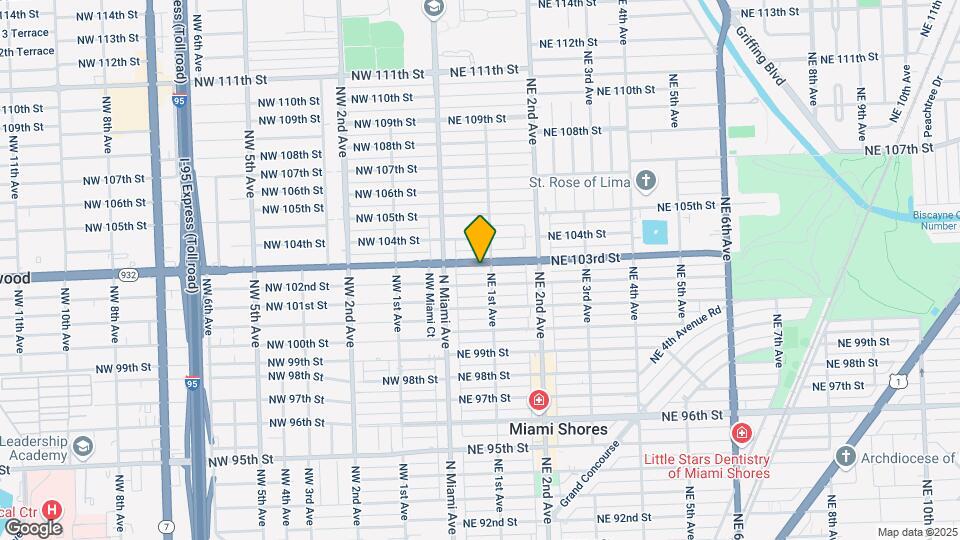 74 NE 103rd St Map and Location Details