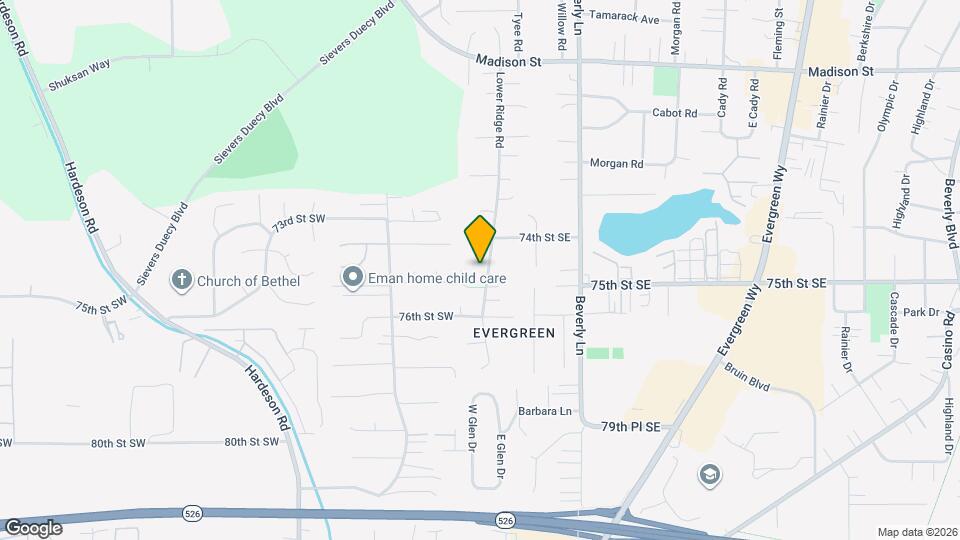 7416 Lower Ridge Rd Map and Location Details