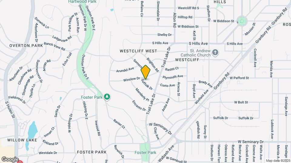 3622 Suffolk Dr Map and Location Details