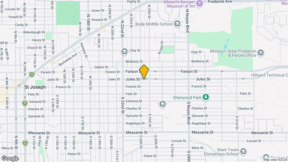 2408 Jules St Map and Location Details