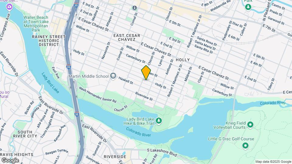 1905 Holly St, Unit B Map and Location Details