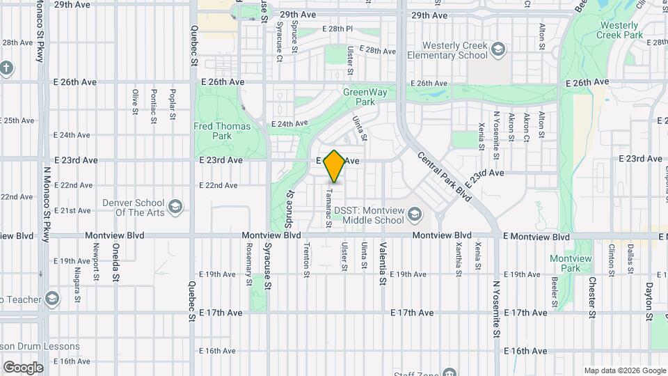 2230 Tamarac St Map and Location Details