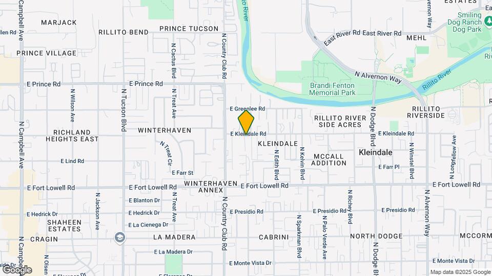 3168 E Kleindale Road Map and Location Details