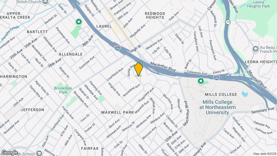 4736 Meldon Ave Map and Location Details