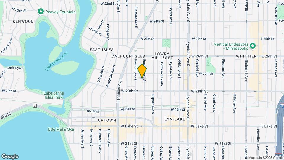 2720 Emerson Ave S, Unit LOWR Map and Location Details
