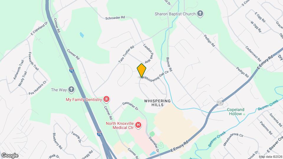 716 N Whispering Oak Cir Map and Location Details