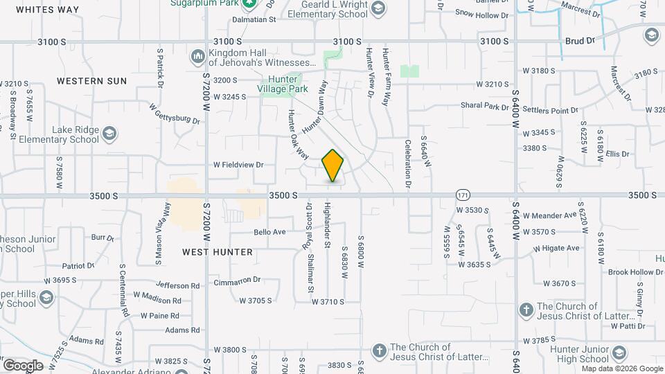 3483 S Leeds Cv Map and Location Details