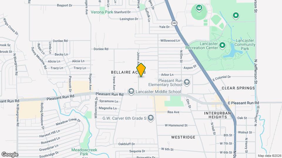 1326 Johns Ave Map and Location Details