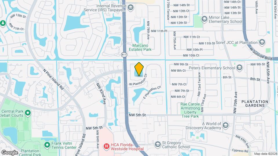 814 NW 79th Terrace Map and Location Details