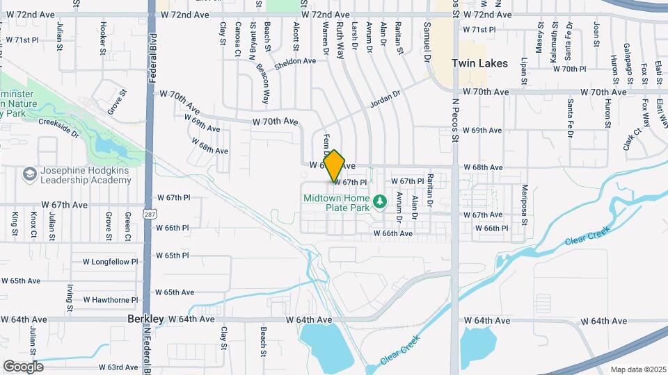 2230 W 67th Pl Map and Location Details