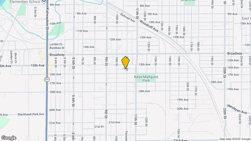 1623 Parmele St, Unit 1623 Parmele apt 2 Map and Location Details