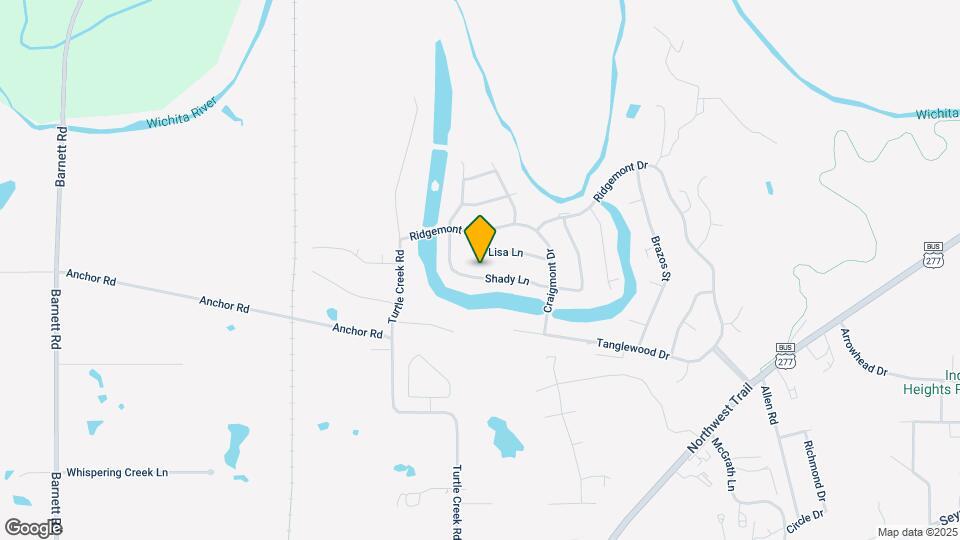 4514 Shady Ln Map and Location Details