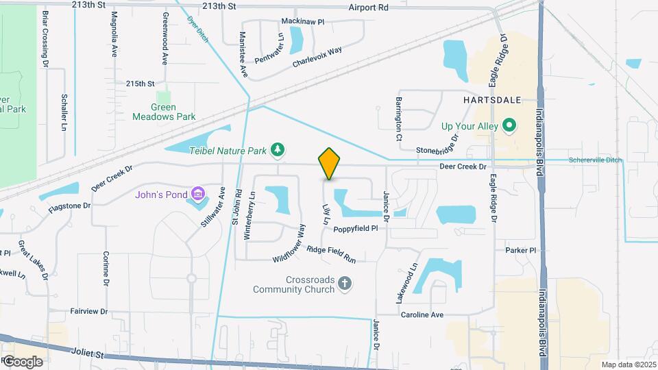 1209 Lily Ln Map and Location Details