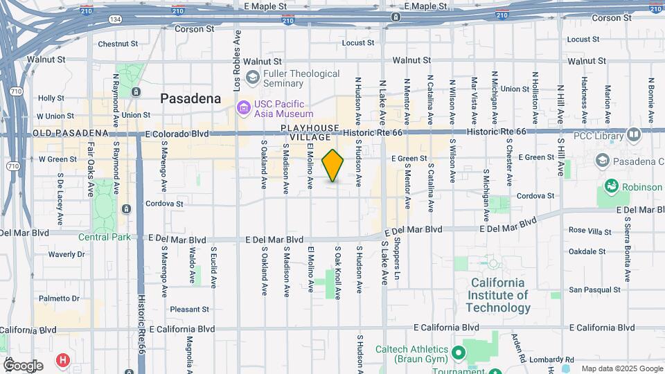 155-161 S Oak Knoll Ave Map and Location Details