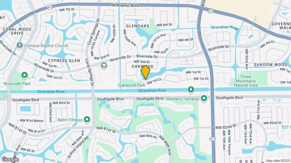 10213 SW 1st Ct Map and Location Details