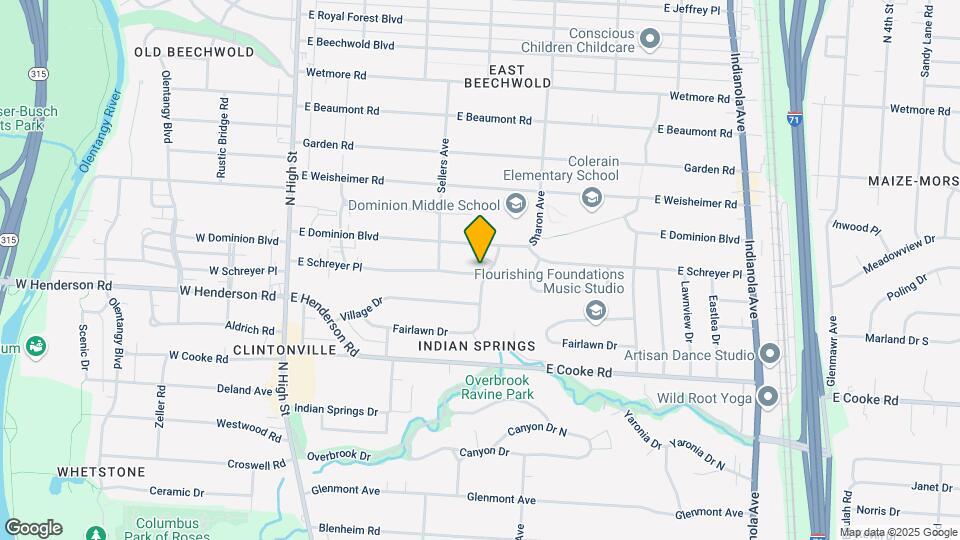 304 E Schreyer Pl Map and Location Details