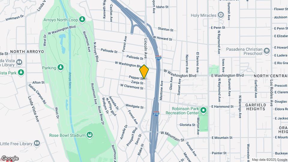 1259 Lincoln Ave Map and Location Details