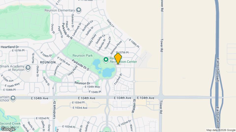 10604 Reunion Pkwy Mapa y Detalles de la Ubicación