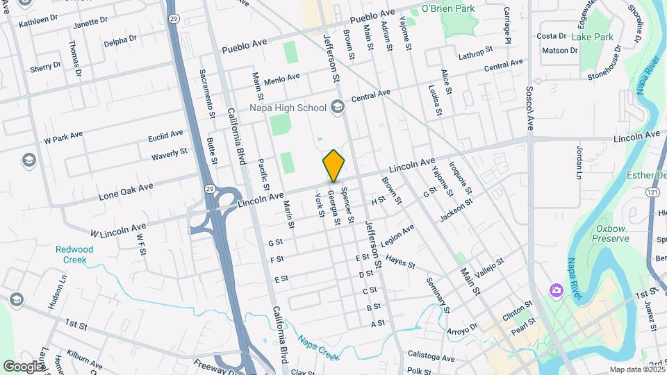 1423 Lincoln Ave Mapa y Detalles de la Ubicación