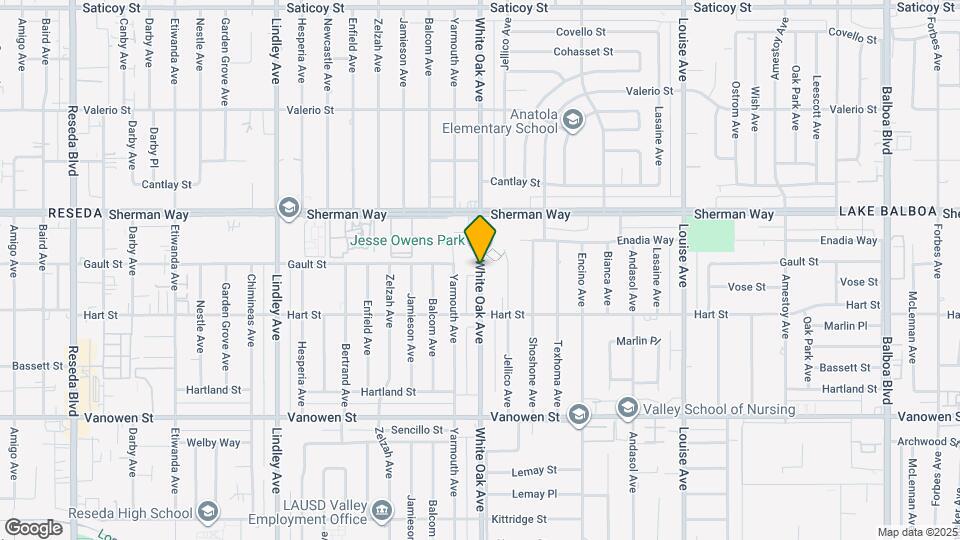 7051 White Oak Ave Map and Location Details