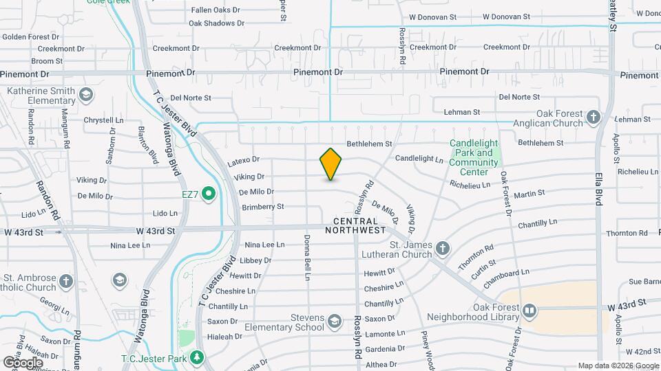 1902 De Milo Dr Map and Location Details