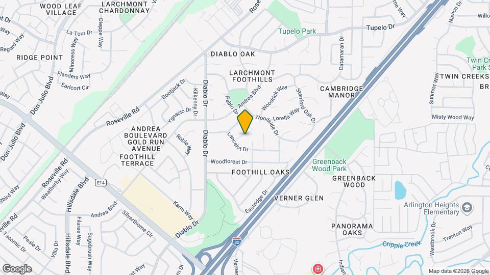 5614 Tarwood Way Mapa y Detalles de la Ubicación