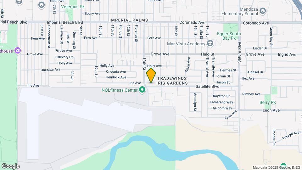 1320-1328 Iris Ave Mapa y Detalles de la Ubicación