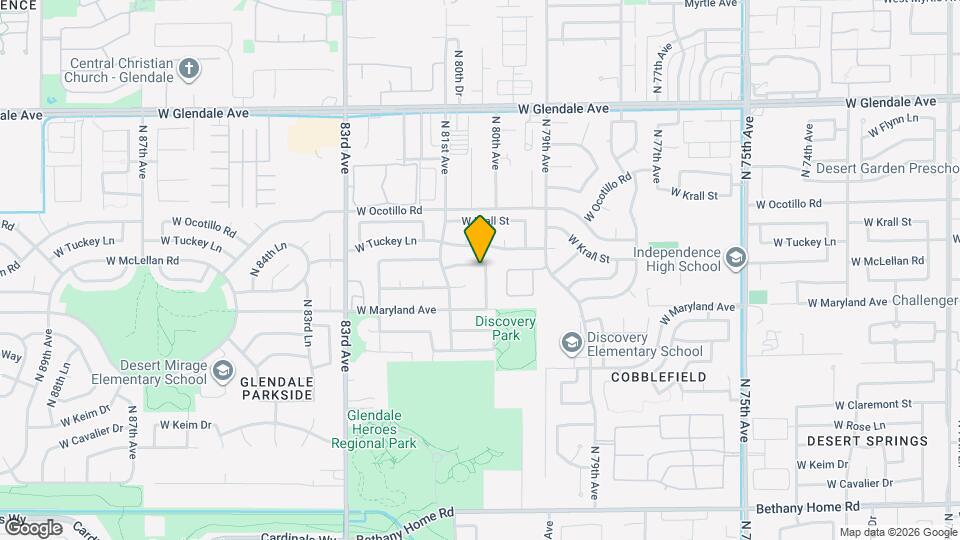 6528 N 80th Ave, Unit 446-A Mapa y Detalles de la Ubicación