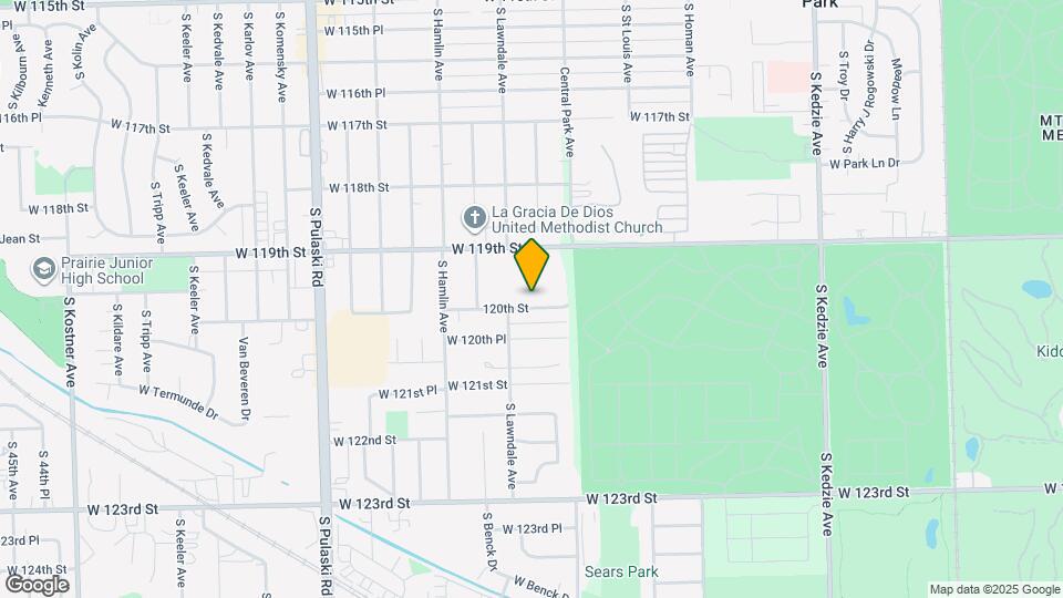 11953 S Lawndale Ave Map and Location Details