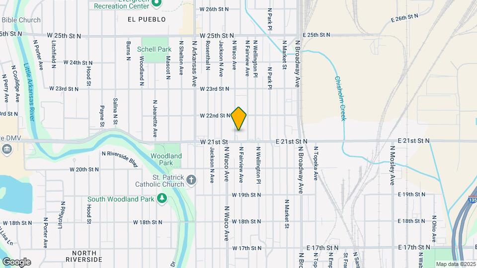 2210 N Waco Ave Mapa y Detalles de la Ubicación
