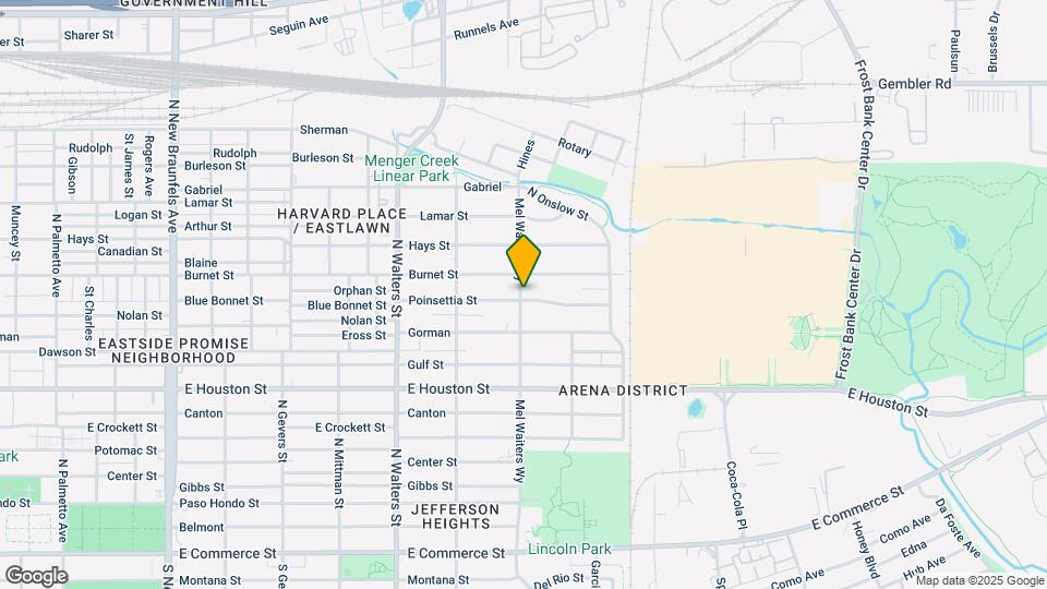 1003 Poinsettia St Map and Location Details