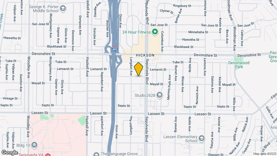 15428 Romar St Map and Location Details