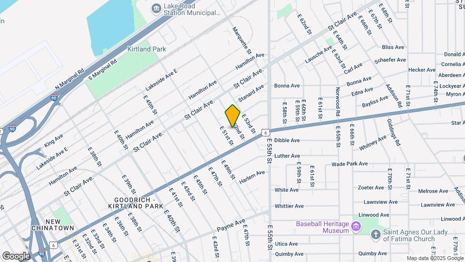 1432 E 52nd St Map and Location Details