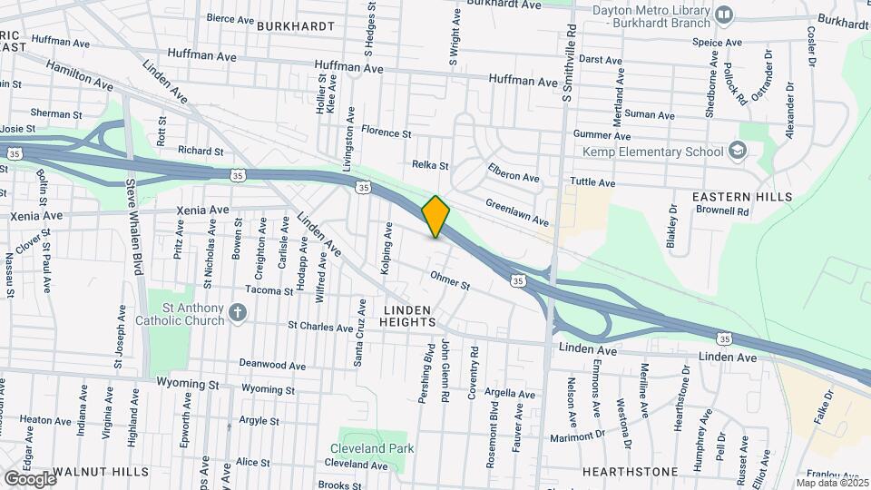 1370 Jordan Ave Map and Location Details