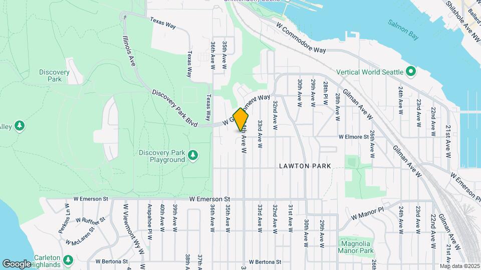 4201 34th Ave W Map and Location Details